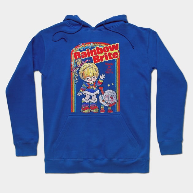 Rainbow Brite Made in the 80s Distressed Hoodie by Tangan Pengharapan